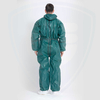 FC2090 Tuta chimica verde monouso con protezione per tutto il corpo Tipo 3/4/5
